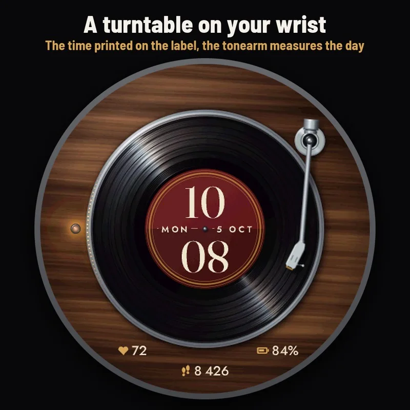 Astra Vinyl watch face, gallery image 1