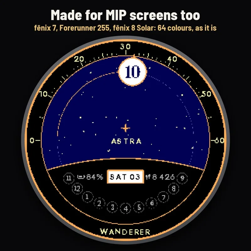 Astra Wanderer watch face, gallery image 4