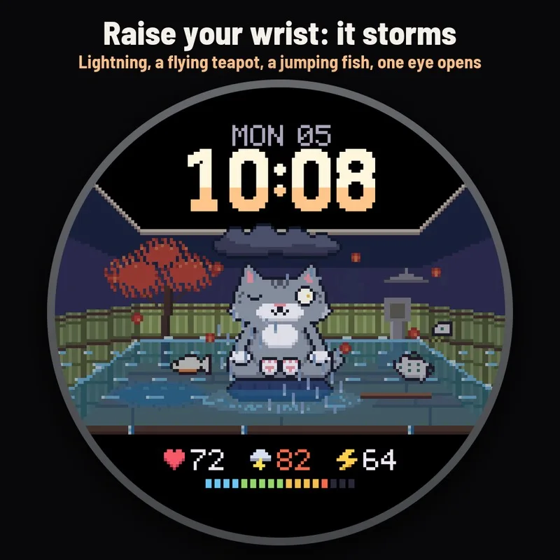 Astra Zen Cat watch face, gallery image 2